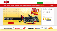 Desktop Screenshot of motoportrockanje.nl